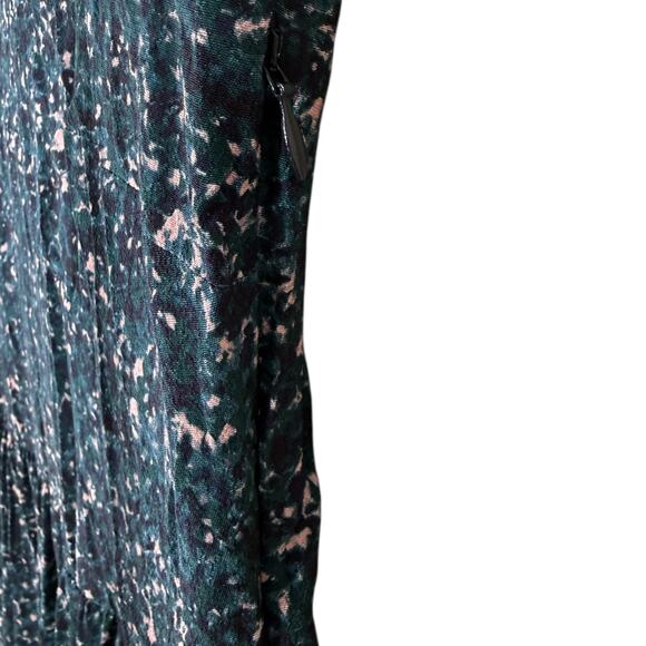 Boden Blue Floral Maxi Dress | Long Sleeve Tiered Prairie Maxi Plus 16/18R - Picture 5 of 12